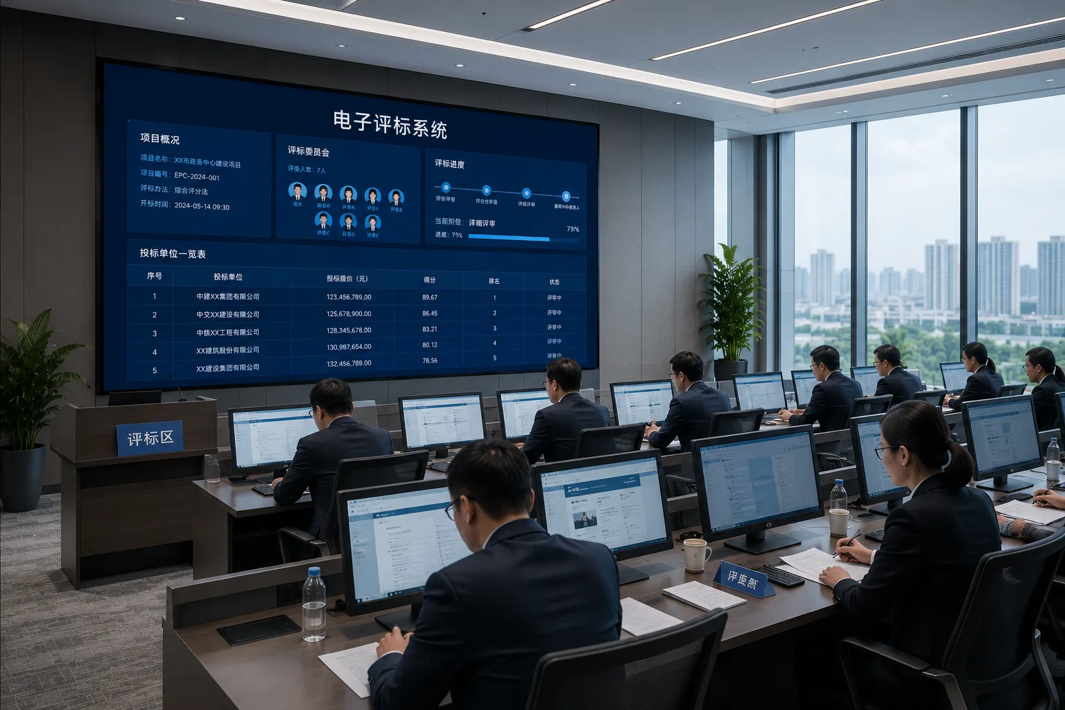 招投标评审与文件审核场景